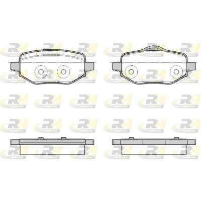 ROADHOUSE 21952.00 Set pastiglie freno