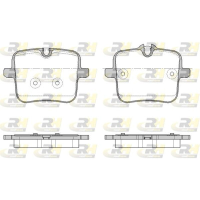 ROADHOUSE 21954.00 Set pastiglie freno