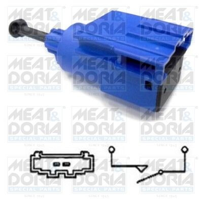 Interruttore luce freno MEAT &amp; DORIA 35078