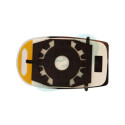 Vetro specchietto retrovisore esterno SPJ L-0297