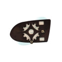 Vetro specchietto retrovisore esterno SPJ L-0326