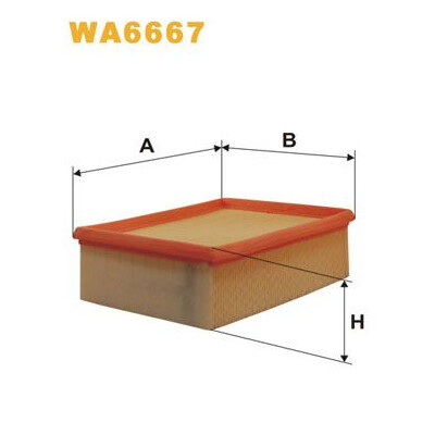 Filtro aria WIX WA6667