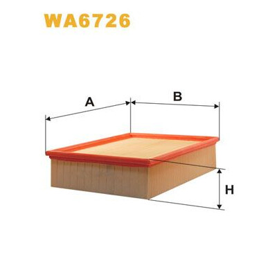 Filtro aria WIX WA6726