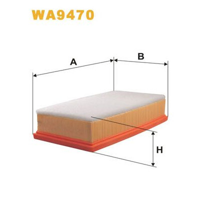 Filtro aria WIX WA9470