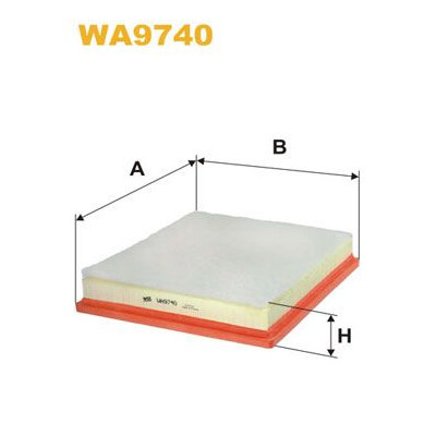 Filtro aria WIX WA9740