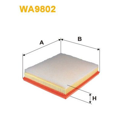 Filtro aria WIX WA9802