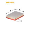 Filtro aria WIX WA9868