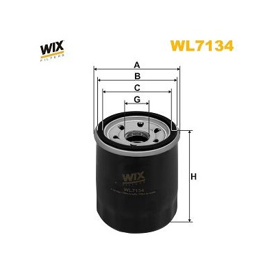 Filtro dell'olio WIX WL7134