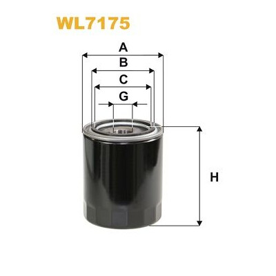 Filtro dell'olio WIX WL7175