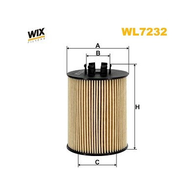 Filtro dell'olio WIX WL7232