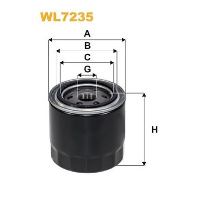 Filtro dell'olio WIX WL7235