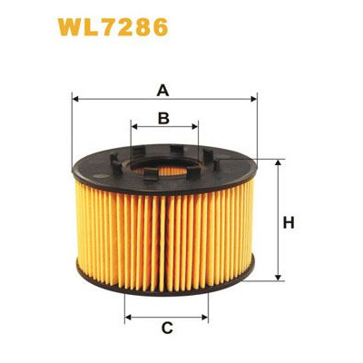Filtro dell'olio WIX WL7286