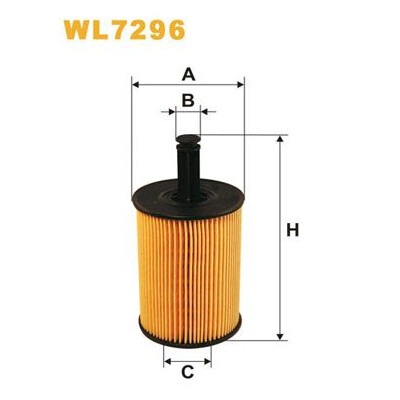 Filtro dell'olio WIX WL7296