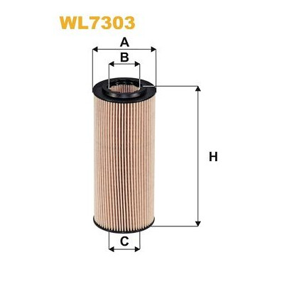 Filtro dell'olio WIX WL7303
