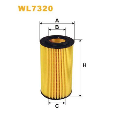 Filtro dell'olio WIX WL7320