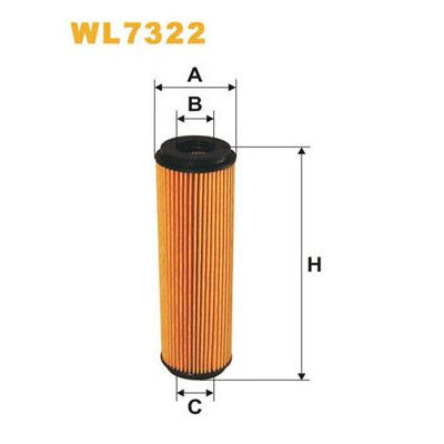 Filtro dell'olio WIX WL7322