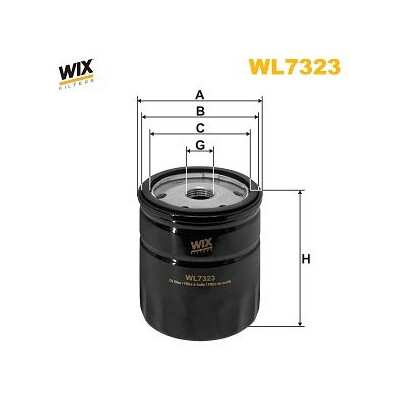 Filtro dell'olio WIX WL7323