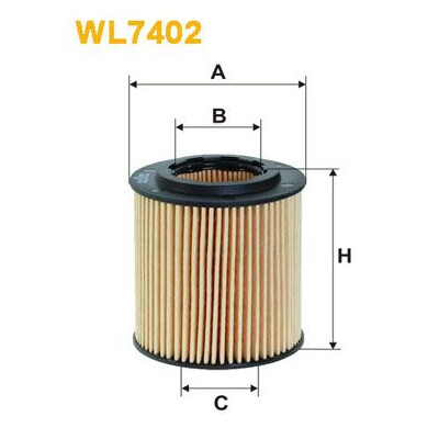 Filtro dell'olio WIX WL7402