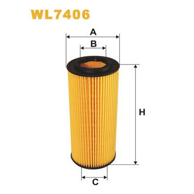 Filtro dell'olio WIX WL7406