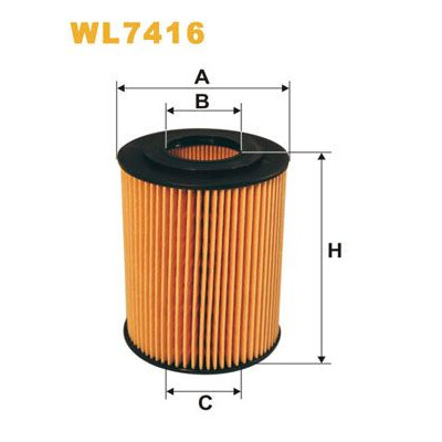 Filtro dell'olio WIX WL7416