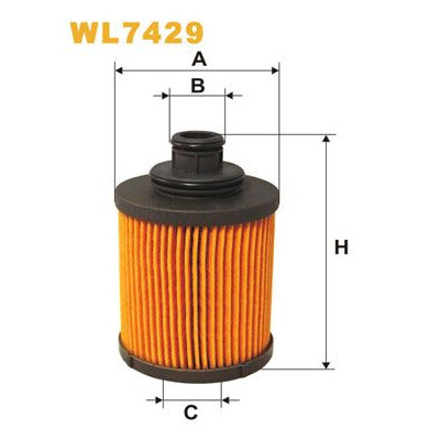 Filtro dell'olio WIX WL7429