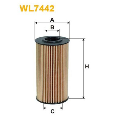 Filtro dell'olio WIX WL7442