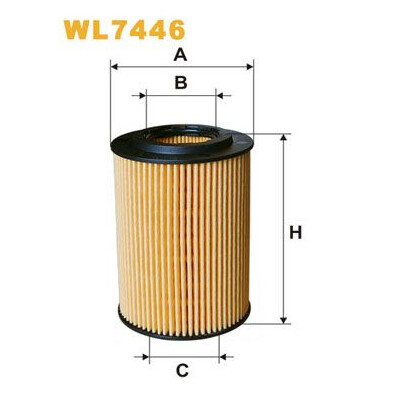Filtro dell'olio WIX WL7446