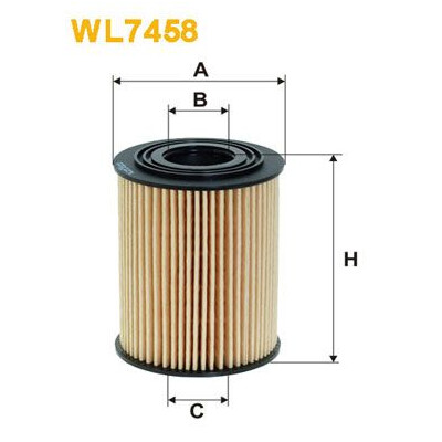 Filtro dell'olio WIX WL7458