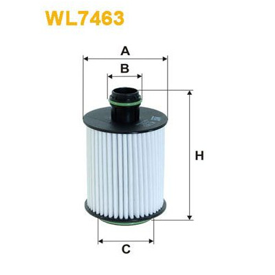 Filtro dell'olio WIX WL7463