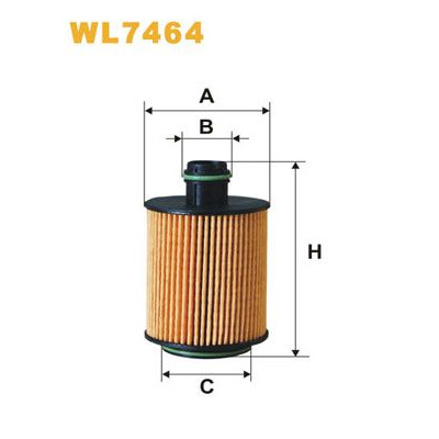 Filtro dell'olio WIX WL7464