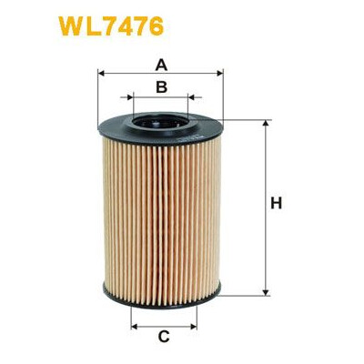Filtro dell'olio WIX WL7476