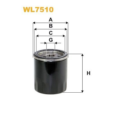 Filtro dell'olio WIX WL7510