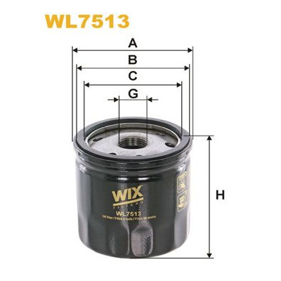 Filtro dell'olio WIX WL7513