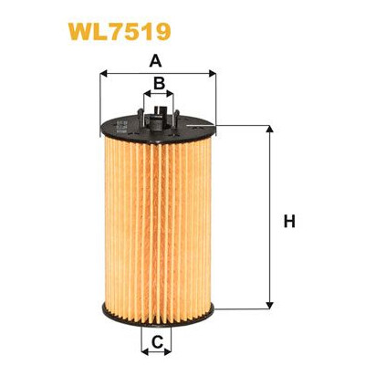 Filtro dell'olio WIX WL7519