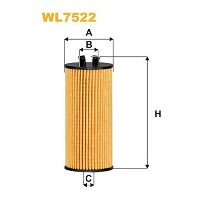 Filtro dell'olio WIX WL7522