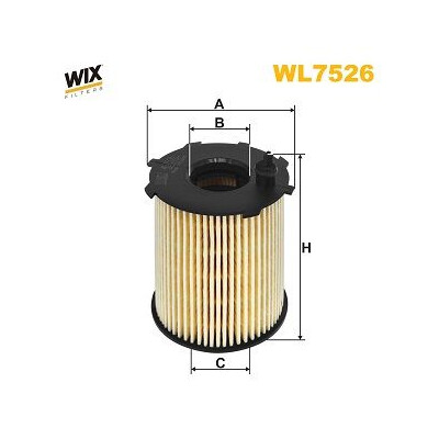 Filtro dell'olio WIX WL7526