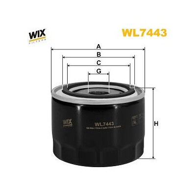 Filtro dell'olio WIX WL7443