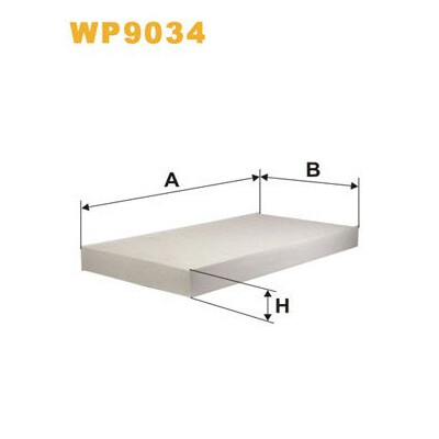 Filtro aria abitacolo WIX WP9034