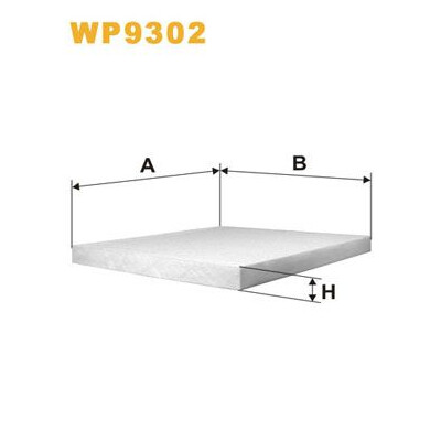 Filtro aria abitacolo WIX WP9302