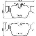 Kit pastiglie freno HELLA 8DB 355 040-581