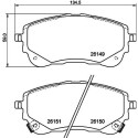 Kit pastiglie freno HELLA 8DB 355 040-191