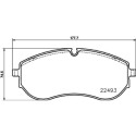Kit pastiglie freno HELLA 8DB 355 039-521