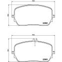 Kit pastiglie freno HELLA 8DB 355 039-211