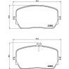 Kit pastiglie freno HELLA 8DB 355 039-211