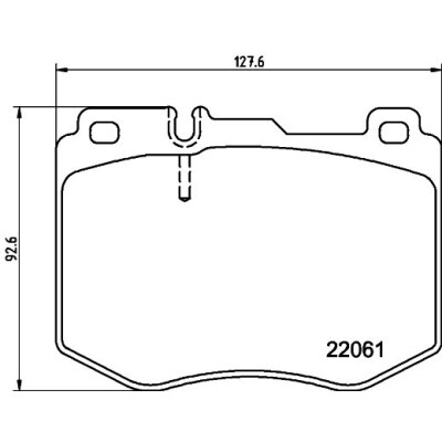 Kit pastiglie freno HELLA 8DB 355 037-971