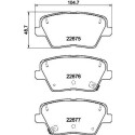 Kit pastiglie freno HELLA 8DB 355 037-891