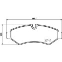 Kit pastiglie freno HELLA 8DB 355 036-861