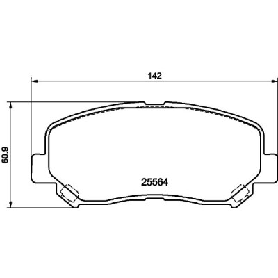 Kit pastiglie freno HELLA 8DB 355 021-981