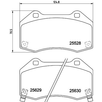 Set di pastiglie freno HELLA 8DB 355 025-871