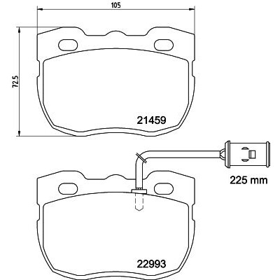 Kit pastiglie freno HELLA 8DB 355 037-941